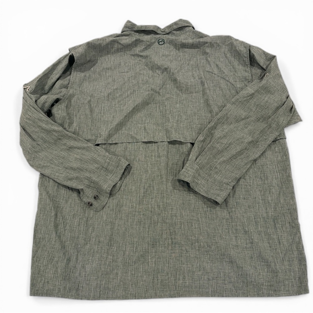 MAGELLAN Fishing Shirt Men 3XL Green Long Sleeve Vented Button Down Outdoor - Picture 2 of 7